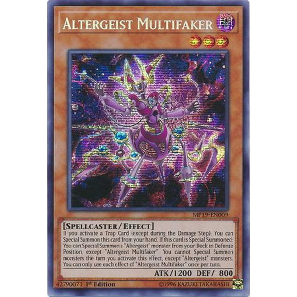 Yu-gi-oh altergeist multifaker mp19-en009 1st us!!! Yu-gi-oh altergeist multifaker mp19-en009 1st us!!!